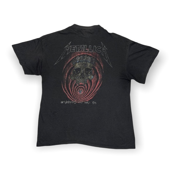 Vintage Metallica T Shirt 1988 Vertigo - Picture 2 of 4